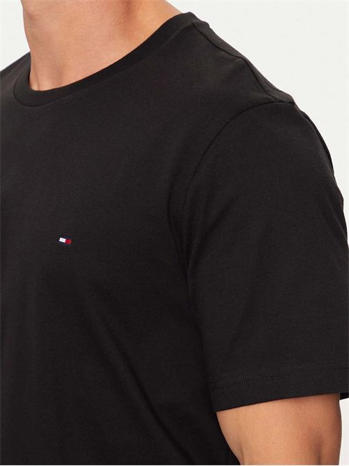 t-shirt man black TOMMY HILFIGER | MW0MW37267BDS